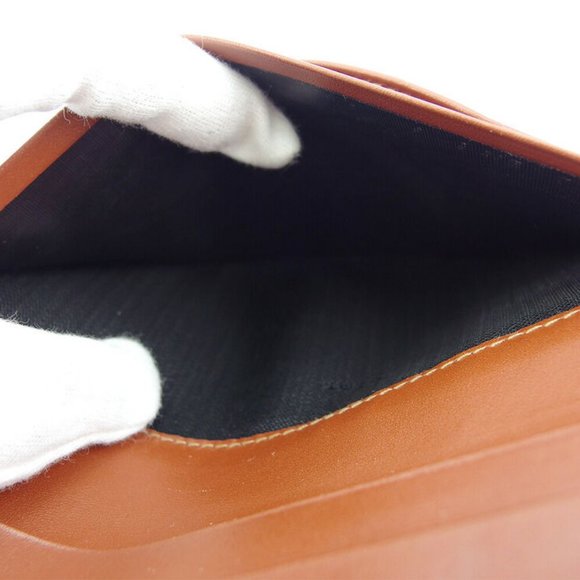 Authentic FENDI length wallet pecan beige PVC �~ leather Auth used - Picture 6 of 9